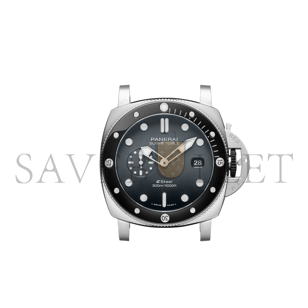 Pa*e*ai submersible quarantaquattro grigio roccia pam01288
